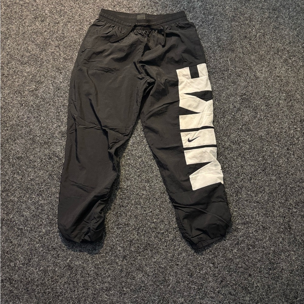 Nike Black Pants with White Logo